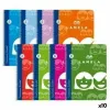 Book of Rings Lamela Multicolour Sheet 80 Sheets (10 Units)
