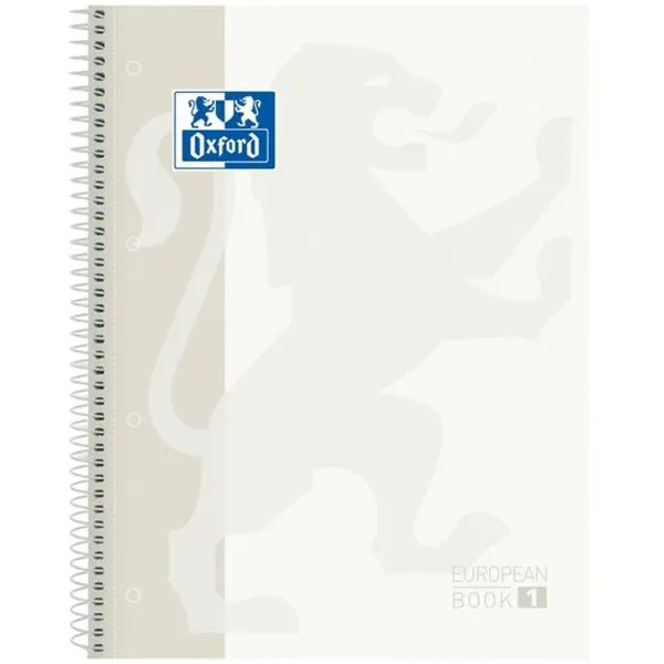 Notebook Oxford CLASSIC EUROPEANBOOK White A4 80 Sheets (5 Units)