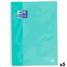 Žiedų knygos Oxford TOUCH EUROPEANBOOK Mėtos A4 80 Paklodės (5 vnt.)