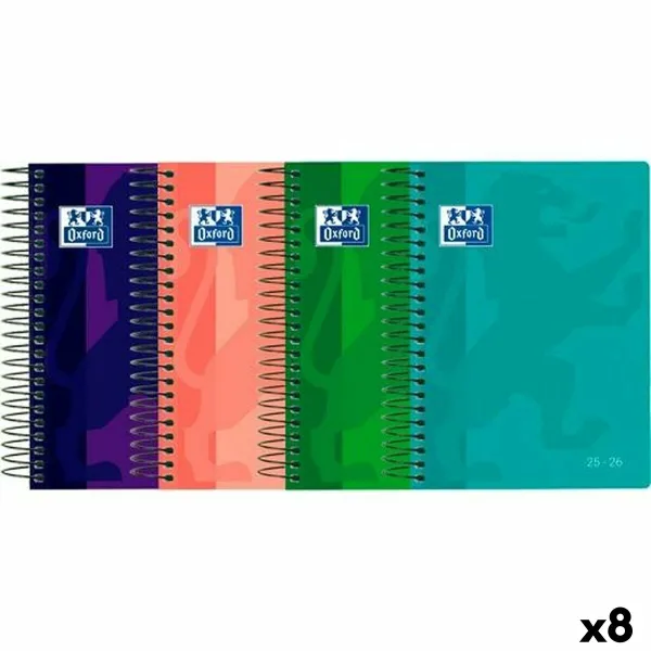 Grafiks Oxford SCHOOL 1/8 12 x 18 cm 2025-2026 (8 gb.)