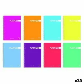 Set of exercise books Pacsa PLASTIPAC Sheet 80 Sheets 21,5 x 31,5 cm 5 Pieces (25 Units)