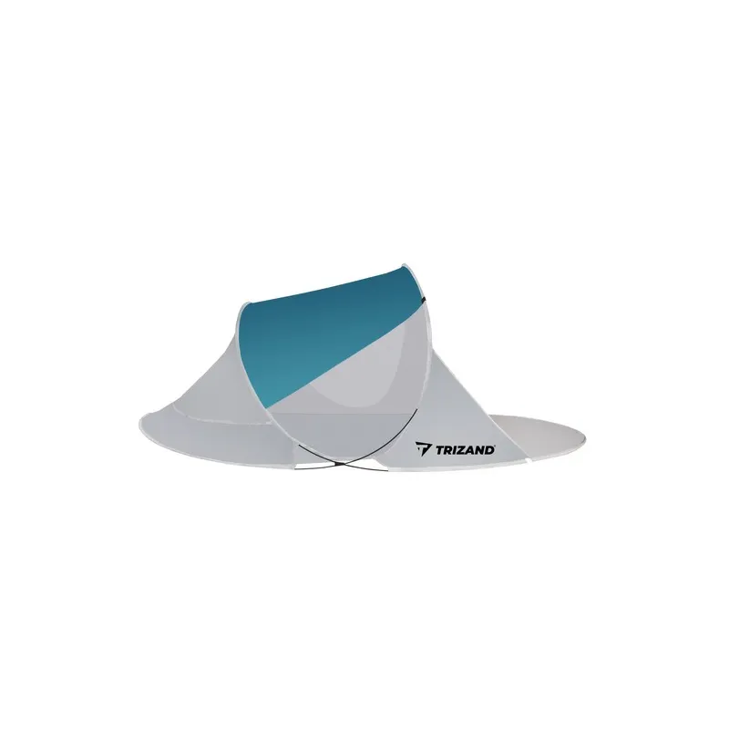 Beach tent 220x120x90cm - turquoise - gray