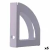Magazine rack Archivo 2000 Light mauve A4 Sheet 25 x 8 x 32 cm (6 Units)