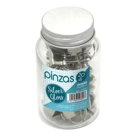 Spailes DOHE SILVER GLOSS Sudrabains Metāls 19 mm 20 Daudzums (6 gb.)