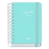 Diary DOHE SERENITY WIRE´O Green A6 120 x 170 mm 2025-2026 (20 Units)