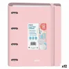 Rengaskansio DOHE Pinkki A4 (12 osaa)