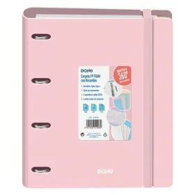 Ring binder DOHE Pink A4 (12 Units)