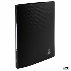 Rengaskansio Exacompta Musta A4 (20 osaa)