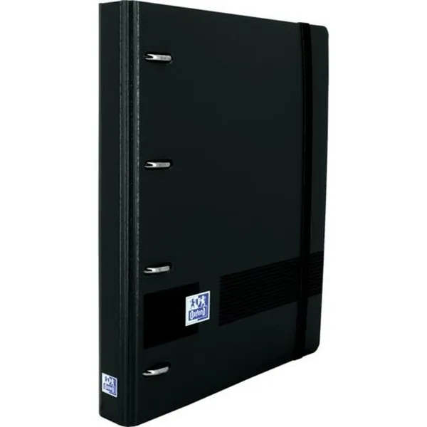 Ring binder Oxford LIVE&GO Black A5+ (5 Units)