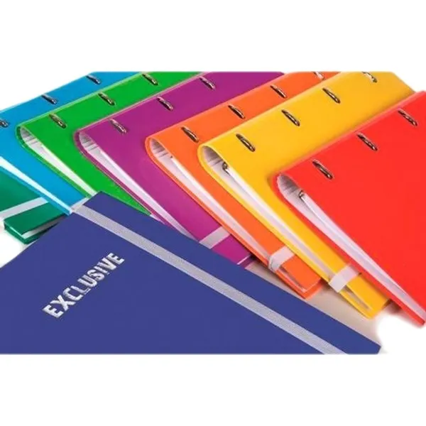 Ring binder Pacsa EXCLUSIVE Multicolour A4 (12 Units)