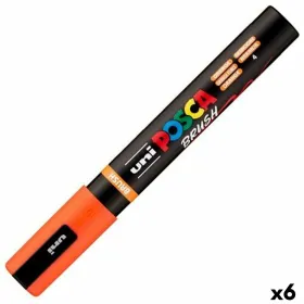 Marķieris BRUSH POSCA PC-5BR Oranžs (6 gb.)