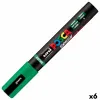 Huopakynä BRUSH POSCA PC-5BR Vihreä (6 osaa)