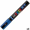 Marķieris BRUSH POSCA PC-5BR Zils (6 gb.)