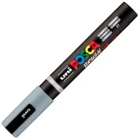 Marķieris BRUSH POSCA PC-5BR Pelēks (6 gb.)