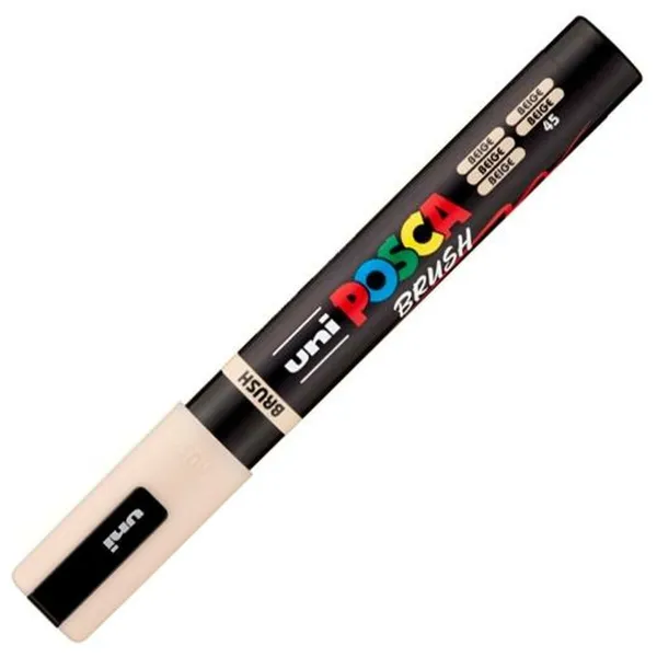 Huopakynä BRUSH POSCA PC-5BR Beige (6 osaa)