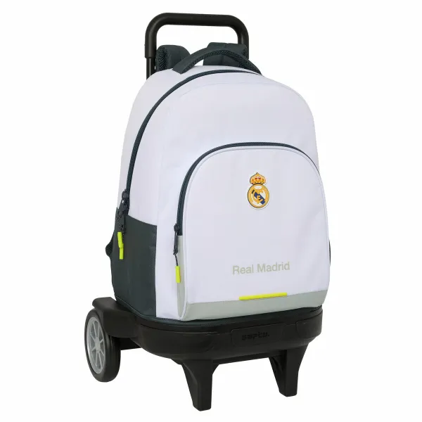 Школьный рюкзак Real Madrid C.F. Белый 33 x 45 x 22 cm