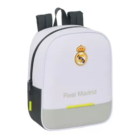 Mokyklinis krepšys Real Madrid C.F. Balta 22 x 27 x 10 cm