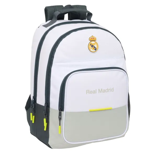 School Bag Real Madrid C.F. White 32 x 42 x 16 cm