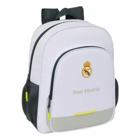 Mokyklinis krepšys Real Madrid C.F. Balta 32 x 38 x 12 cm