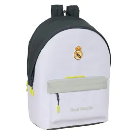 Mokyklinis krepšys Real Madrid C.F. Balta 31 x 44 x 18 cm