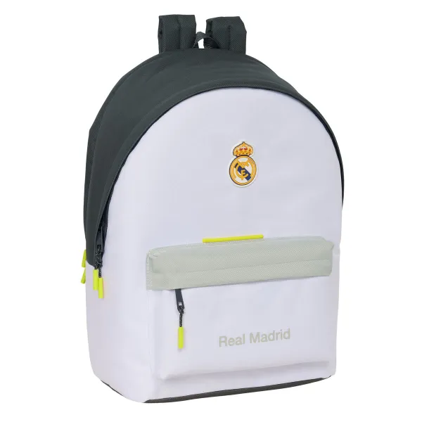 Школьный рюкзак Real Madrid C.F. Белый 31 x 44 x 18 cm
