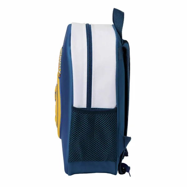 Bērnu soma Real Madrid C.F. Melns 27 x 33 x 10 cm 3D