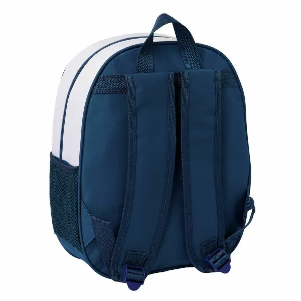 Child bag Real Madrid C.F. Black 27 x 33 x 10 cm 3D