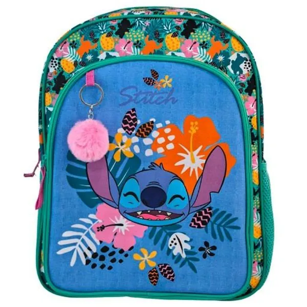 Skolas soma Stitch Tropical Daudzkrāsains 40 x 30 x 20 cm