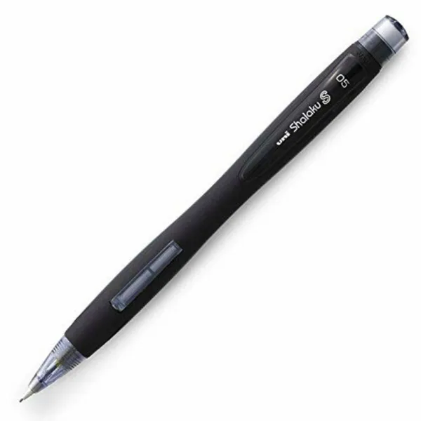 Lyijykynän pidin Uni-Ball SHALAKU S Musta 0,5 mm (12 osaa)