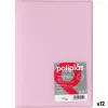 Organiser Folder Grafoplas POLIPLÁS Pink Sheet (12 Units)