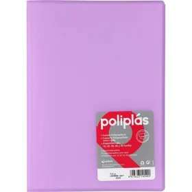 Organiser Folder Grafoplas POLIPLÁS Lavendar Sheet (12 Units)