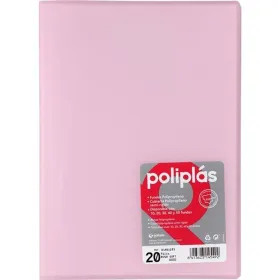 Organiser Folder Grafoplas POLIPLÁS Pink Sheet (8 Units)