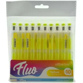 Набор флуоресцентных маркеров Office Box FLUO Жёлтый 10 Предметы
