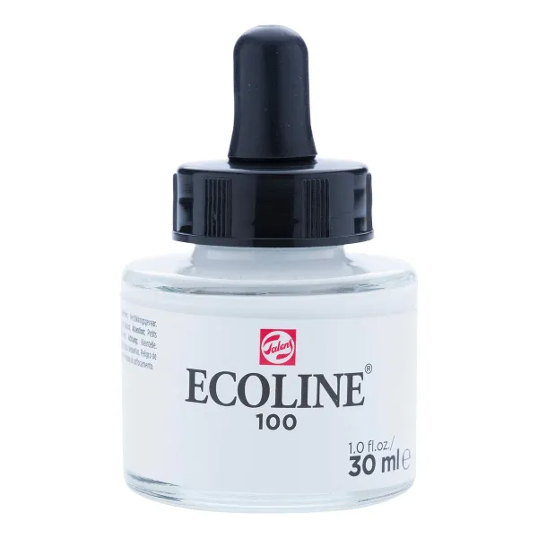 Akvareliniai dažai Talens Ecoline Balta 30 ml (3 vnt.)