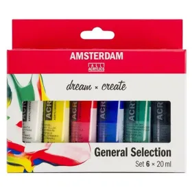 Akrila krāsu komplekts Talens Amsterdam Dream General Selection Daudzkrāsains 20 ml 6 Daudzums (3 gb.)