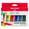 Akryylimaalisarja Talens Amsterdam Dream General Selection Monivärinen 20 ml 6 Kappaletta (3 osaa)