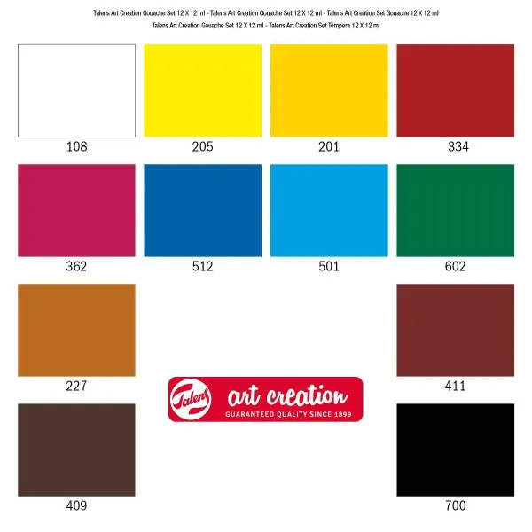 Краска Talens Art Creation Разноцветный 12 ml 12 Предметы