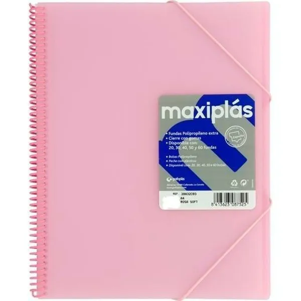 Organiser Folder Grafoplas Light Pink A4 (4 Units)