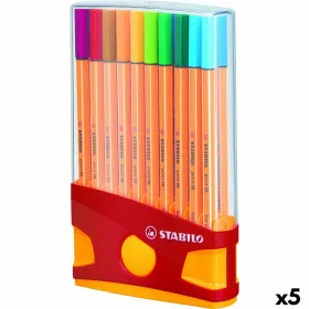 Tussisetti Stabilo POINT 88 Monivärinen 20 Kappaletta (5 osaa)