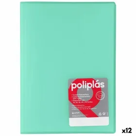 Organiser Folder Grafoplas POLIPLÁS Green Sheet (12 Units)