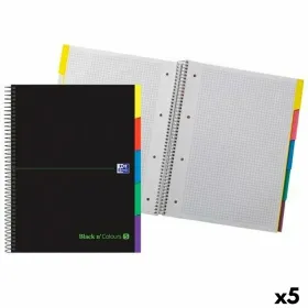 Book of Rings Oxford EUROPEANBOOK 5 &YOU Black A4 100 Sheets (5 Units)
