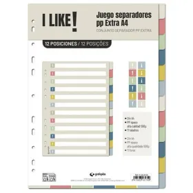 Seperators Grafoplas I LIKE Multicolour polypropylene (10 Units)
