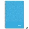 Notebook Imprex Blue Sheet 80 Sheets (4 Units)