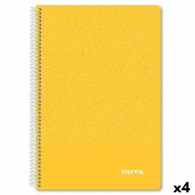 Notebook Imprex Yellow Sheet 80 Sheets (4 Units)