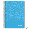 Notebook Imprex Blue A5 80 Sheets (4 Units)