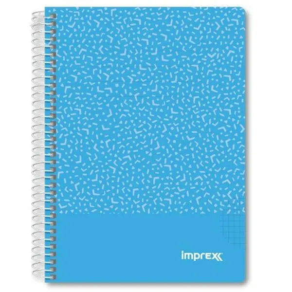 Notebook Imprex Blue A5 80 Sheets (4 Units)