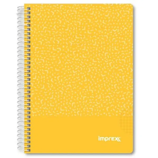 Notebook Imprex Yellow A5 80 Sheets (4 Units)