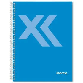 Notebook Imprex Blue Sheet 80 Sheets (4 Units)