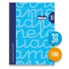 Set of exercise books Lamela Blue Sheet 80 Sheets 21,5 x 31,5 cm 5 Pieces (4 Units)
