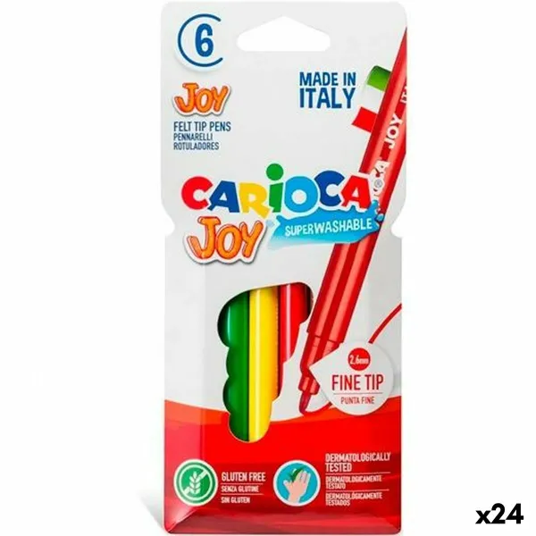 Tussisetti Carioca JOY Monivärinen 6 Kappaletta (24 osaa)